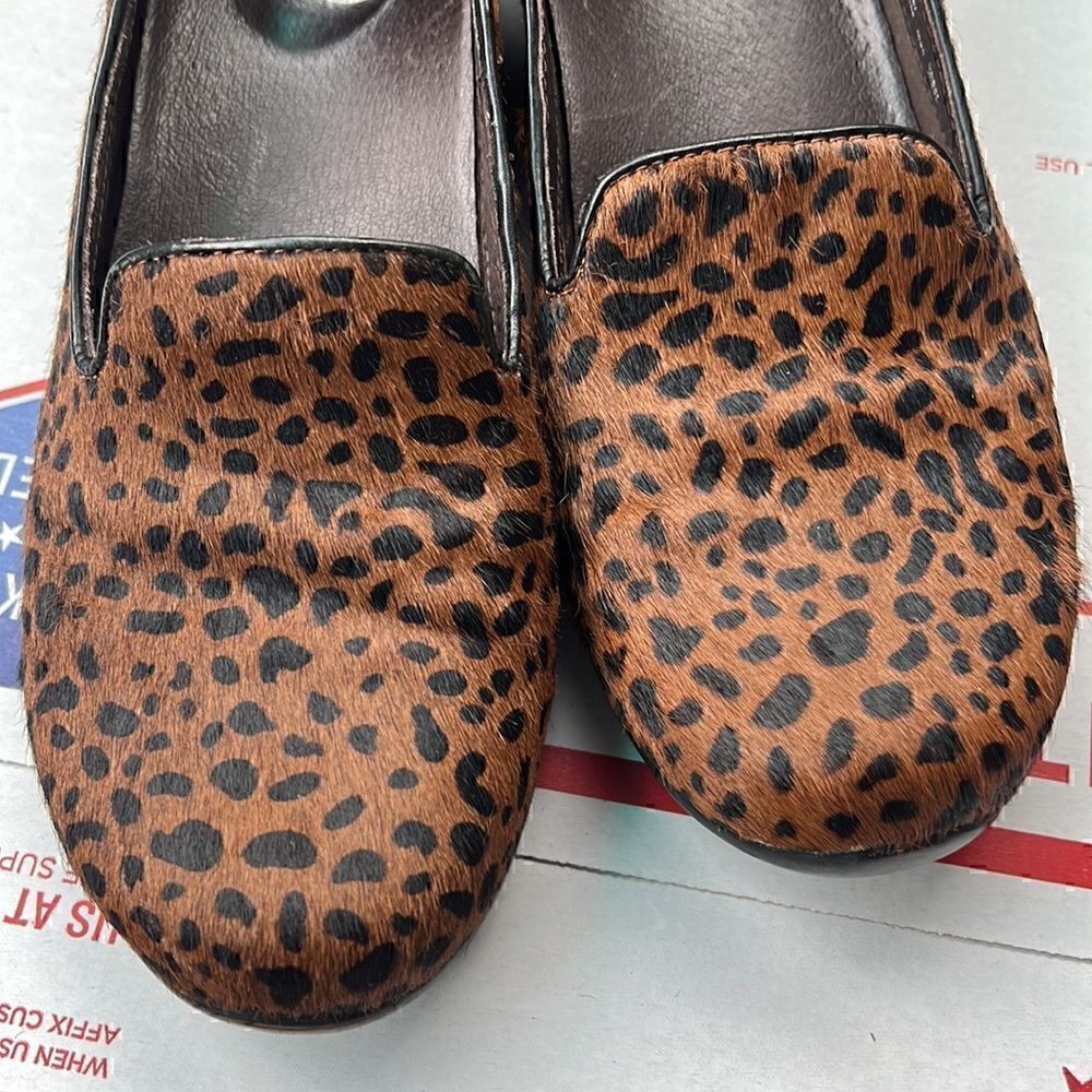 Dansko Olivia Pony Hair On Loafers Cheetah Print - Picture 2 of 16